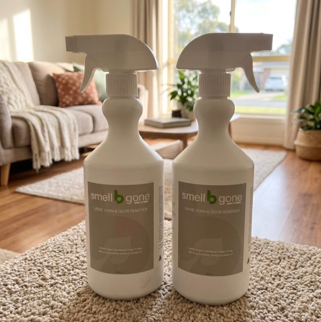 smellBgone PLUS+ twin pack, two 750ml ready-to-use bottles
