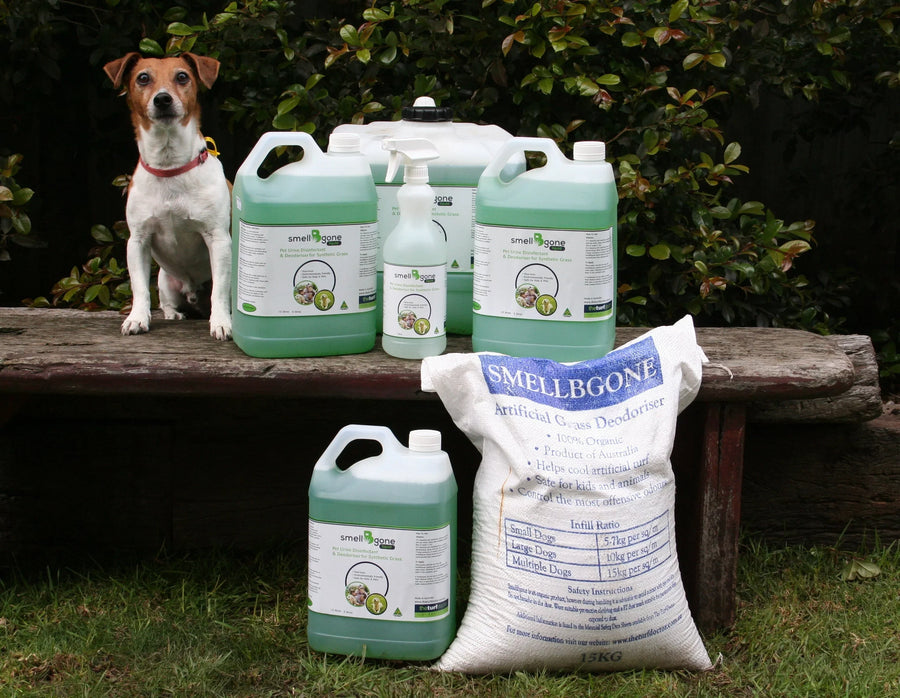 Australian Dog Lover - smellBgone deodoriser for synthetic lawn