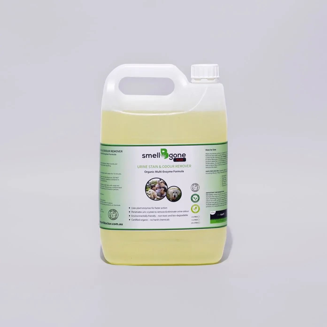 smellBgone PLUS+ 2 Litre - Enzyme-based Odour Remover