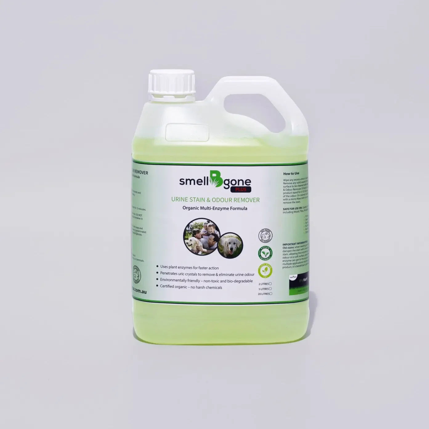 smellBgone PLUS+ 5 Litre - Enzyme-based Odour Remover